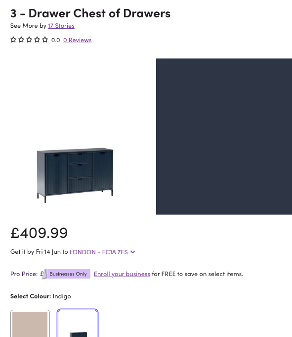 WWP107 WAYFAIR CLEARANCE PALLET - RETAIL VALUE £1574.94