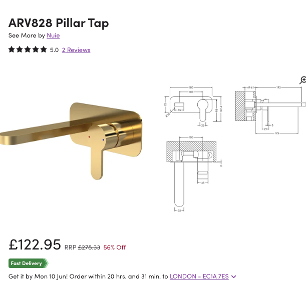 WWP109 WAYFAIR CLEARANCE PALLET - RETAIL VALUE £1818.68